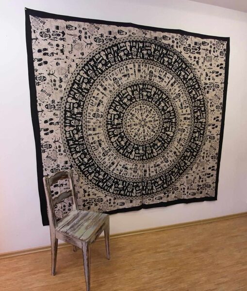 Mandala. 230 x 200 cm. Cotton.