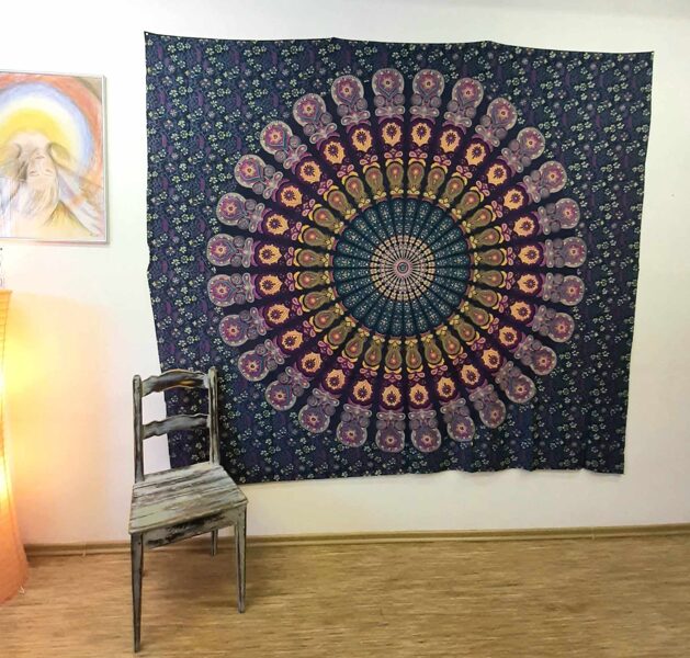 Mandala. 240 x 210 cm. Cotton.