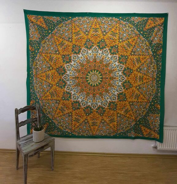 Mandala. 225 x 200 cm. Cotton.